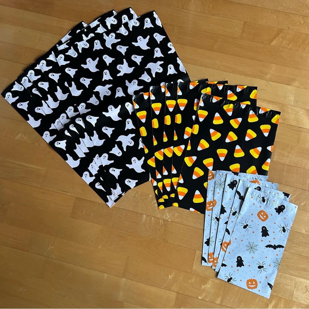 15 Count Polymailer Size Variety Bundle-HALLOWEEN 01 (5/6x9 + 5/10x13 + 5/14x19)